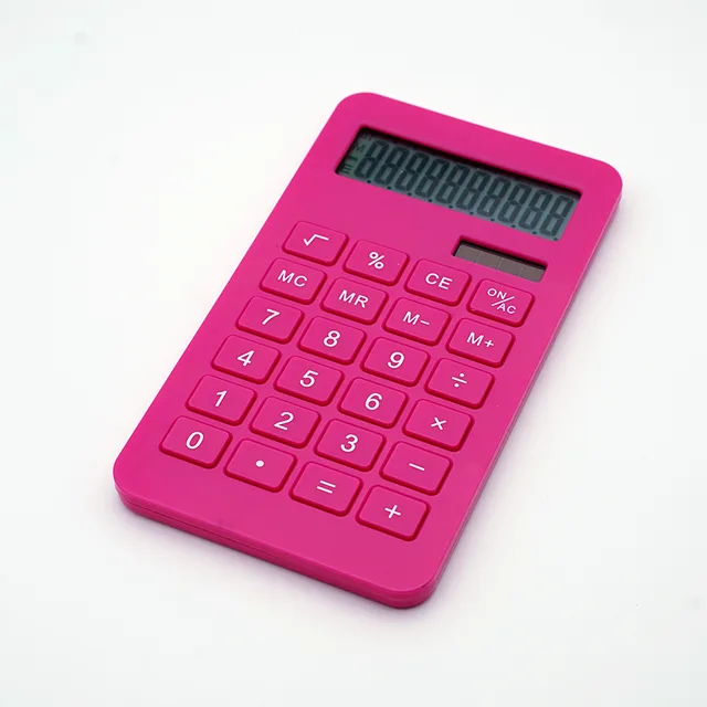 Pocket calculator with solar power