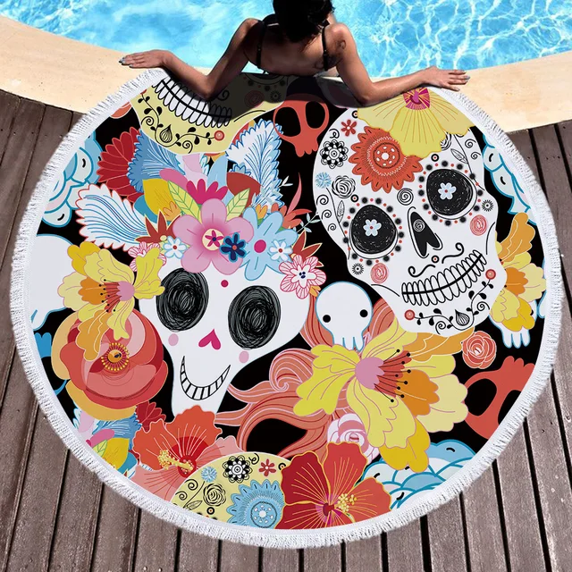 Digital Printed Round BeachTowel