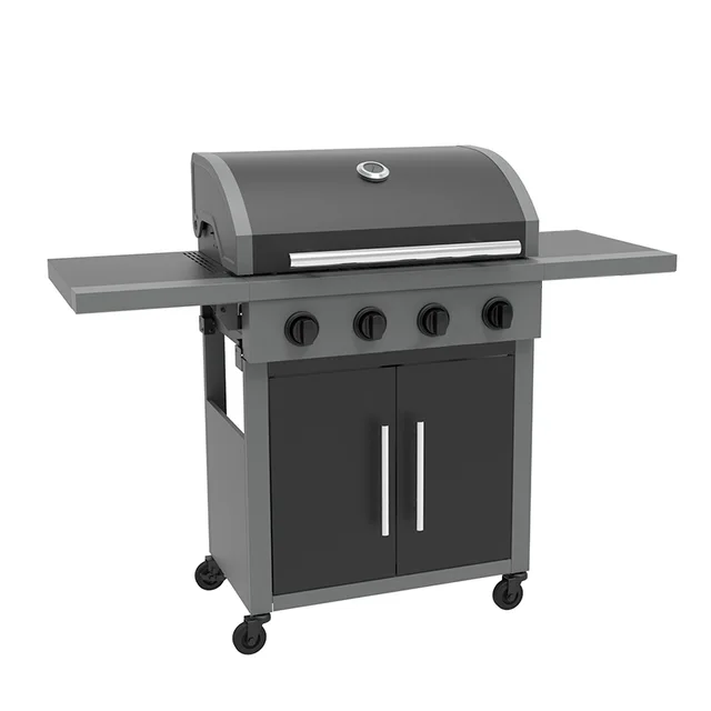 4 burner gas grill