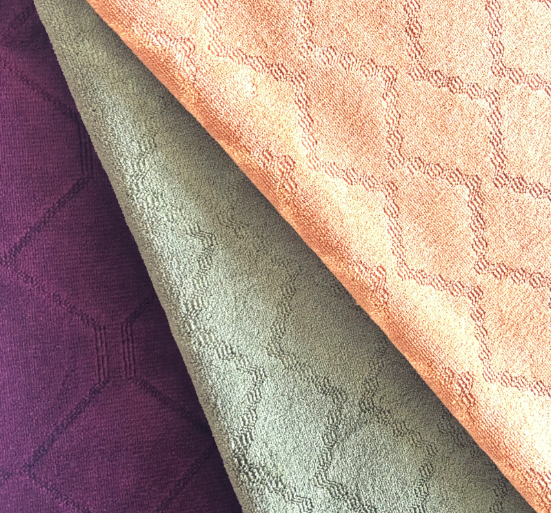 Jacquard flannel fleece