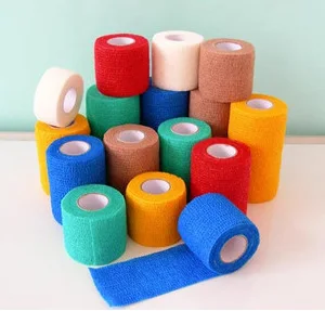 Cohesive non woven bandages