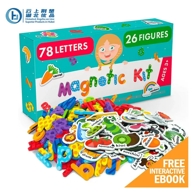 Magnetic Letters and Foam Magnets object