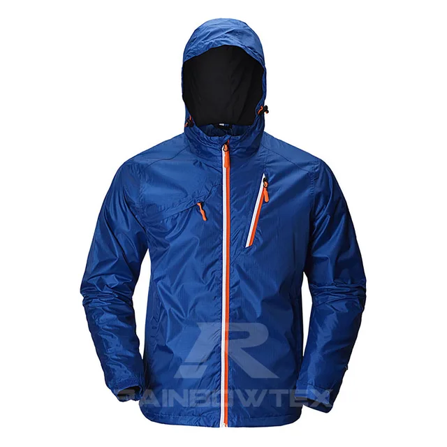 Polyester ribstop rain jacket