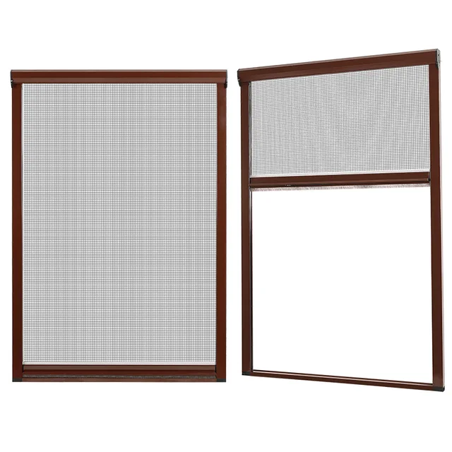 Roll-back screen window system