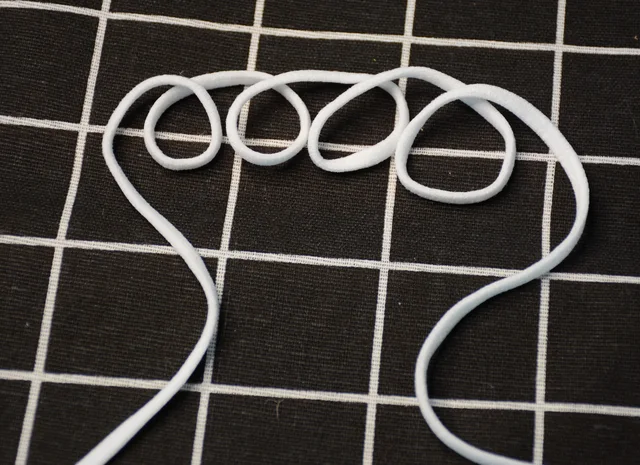 Flat Elastic for masks using ear loops