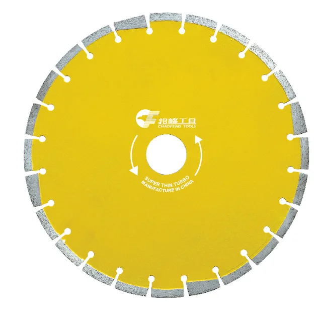 Diamond high-low segment saw blade