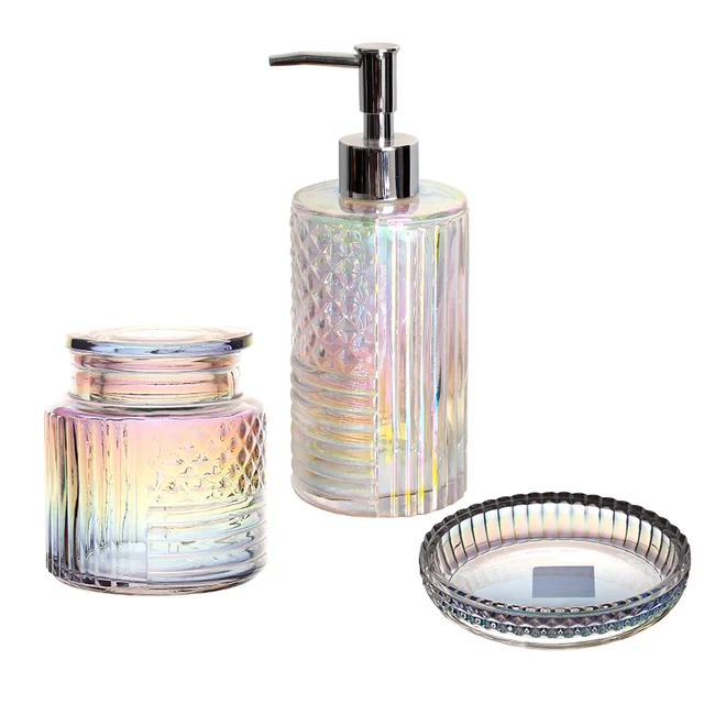 Straight tube with decorative pattern bathroom suit