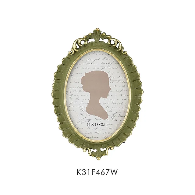 Classical Leaf Ornate Poly Resin Photo Frame