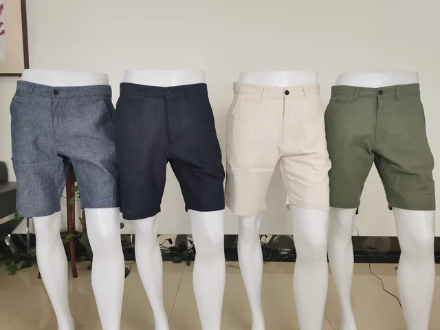Line Cotton Men's Shorts