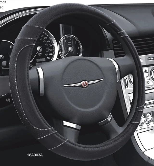 PVC universal car steering wheel cover interior auto accessories 18A003