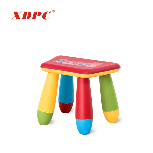 Arabic hot selling small low height creative plastic kids bedroom furniture stools for children