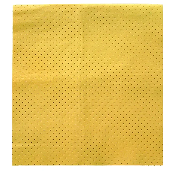 Synthetic chamois perforated