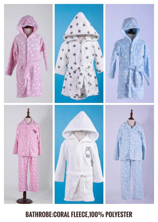 Coral Fleece Bathrobe
