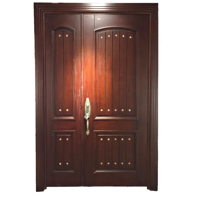 Steel wood security door