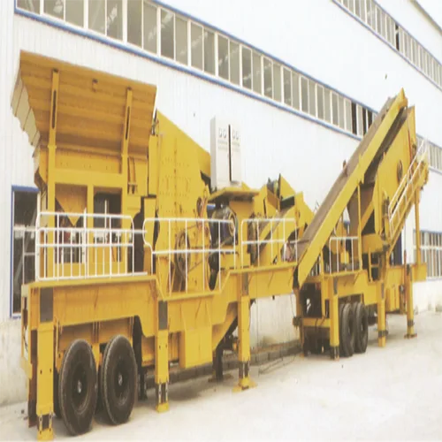 Portable crushing plant