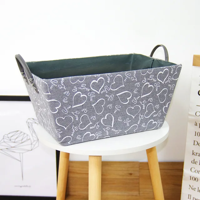 Canvas storage box