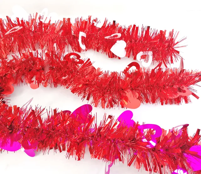 Valentine's Tinsel Garland