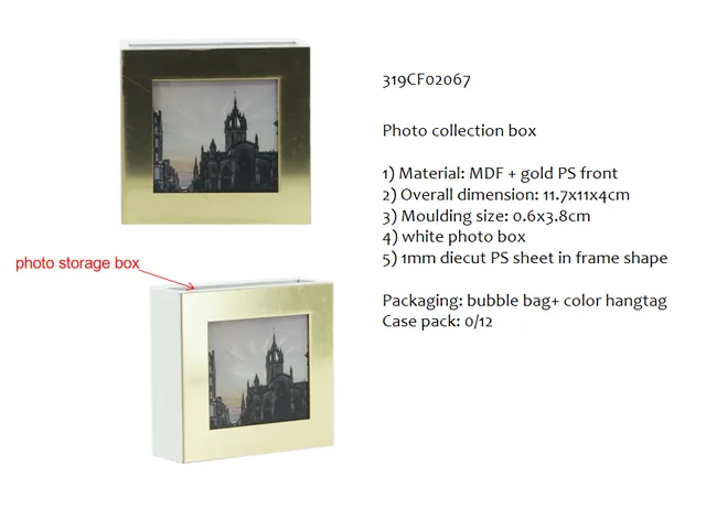 MDF photo frame box