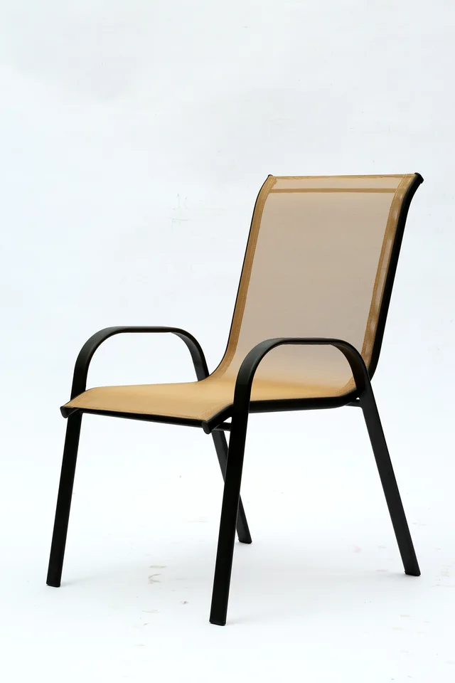 Outdoor Metal Frame stacking Sling Chair
