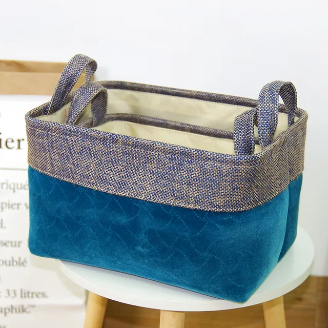 Velvet paper straw storage box