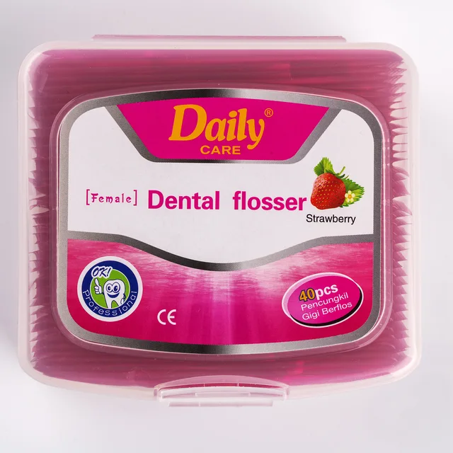 DENTAL FLOSS PICKS box packing