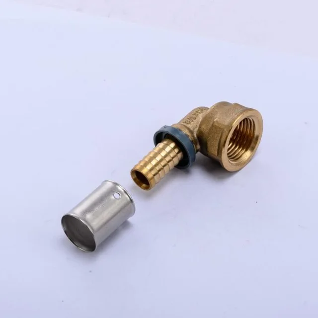 Pex Brass Press Fitting Female Elbow