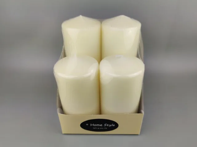 S/4 over-dipping pillar candles