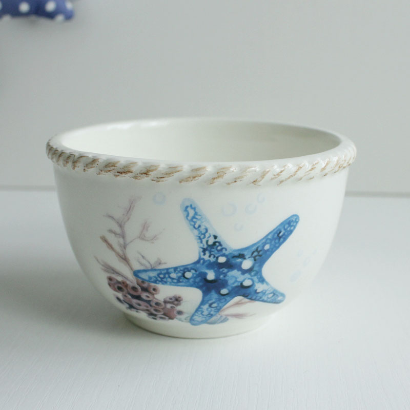Ceramic Ocean Design 11cm Bowl