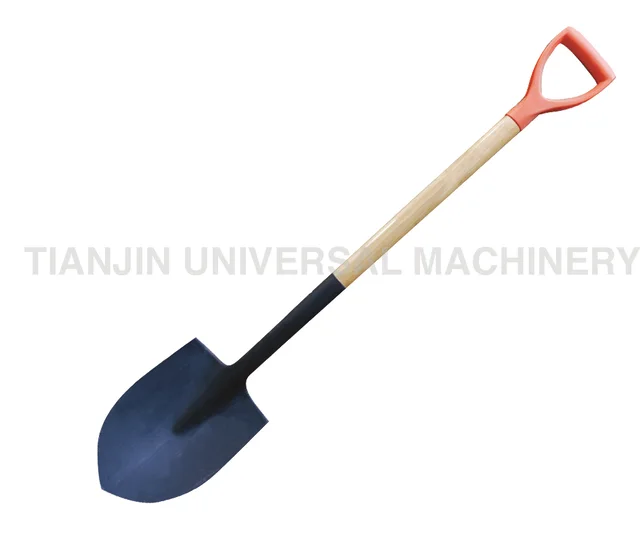 Shovel With Wooden Handle