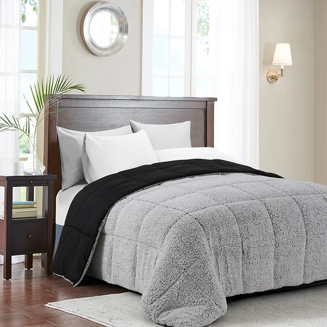 High quality super soft plush quilt