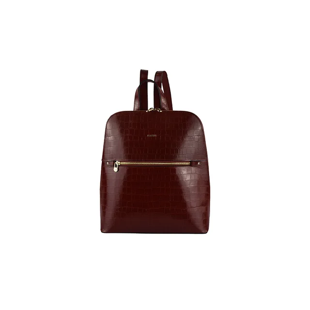 Genuine leather backpack