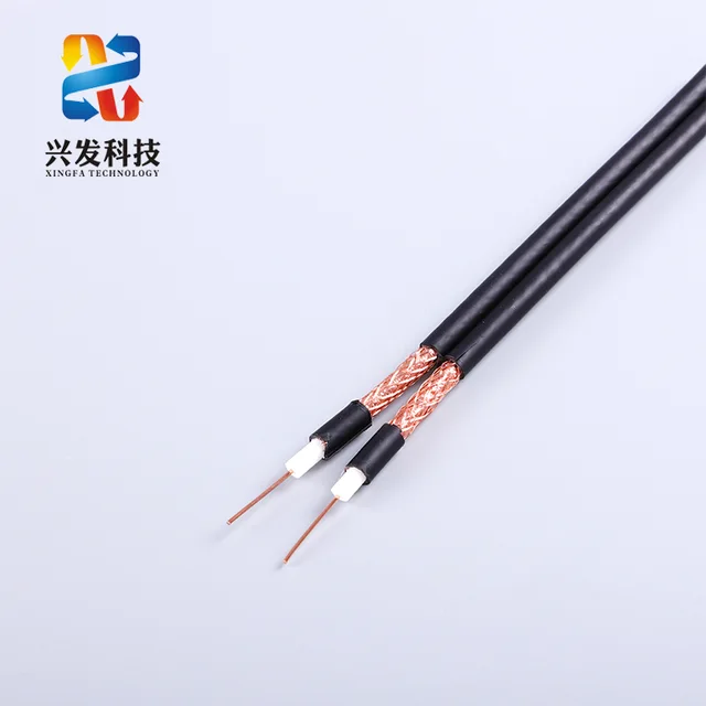 Ct100 Cable Twin Coaxial Cable Rg6 Cable Dual Cable