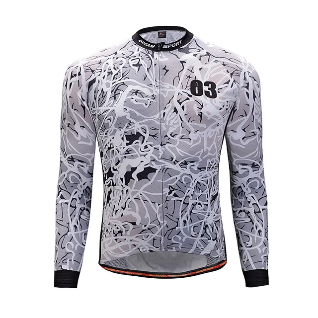 Low MOQ Custom Polyester Fabric Sublimation Printing Quick Dry Breathable Men Women Long Sleeve Cycling Jersey