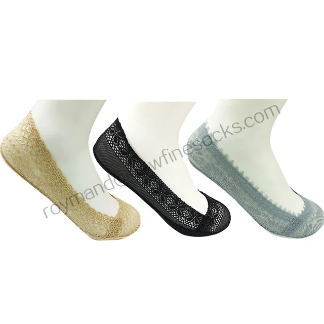 Lace hidden socks cotton women socks