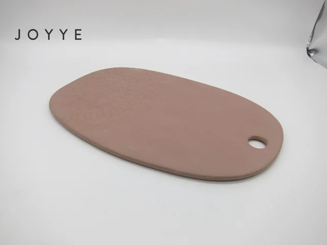 Embossed Reactive Glaze Cheese Board