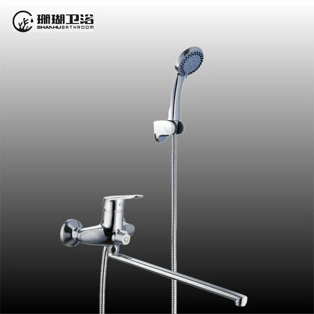 Single lever wall-mounted kitchen / shower mixer