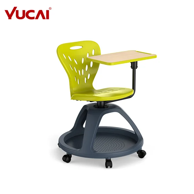 Robotic conference chair with a small table top