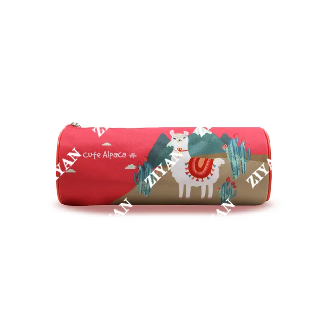 2020 High Quality Printing Alpaca Pattern Pencil Case Student Pencil Bag