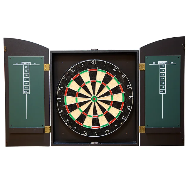 Factory Wholesale Wooden MDF Cabinet dartboard for bristle dartboard and paper dart board