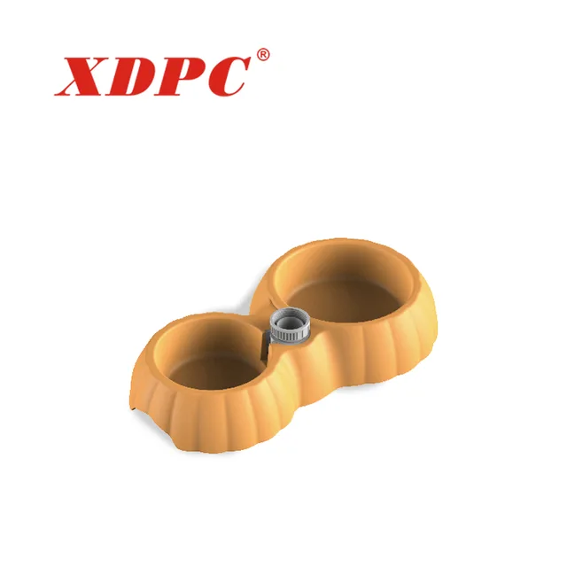 Wholesale food grade animal feeders pet dishes plastic tray bowl for dog