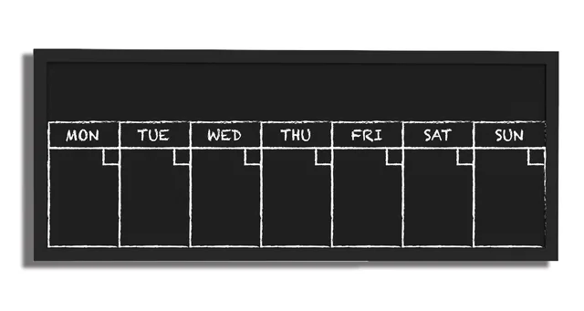 Wooden frame writing board