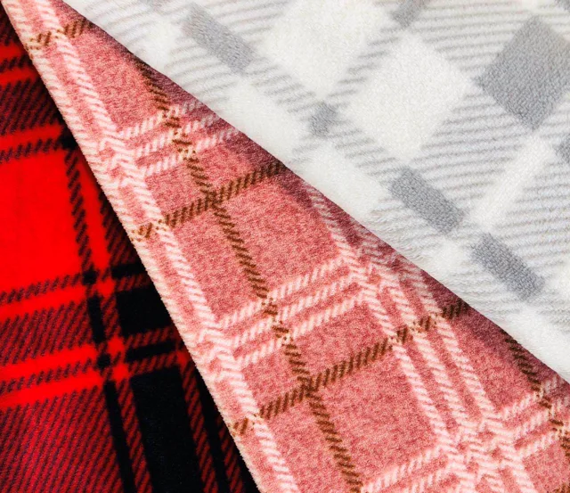 Print flannel fleece