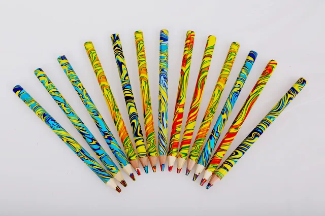Jumbo rainbow pencil