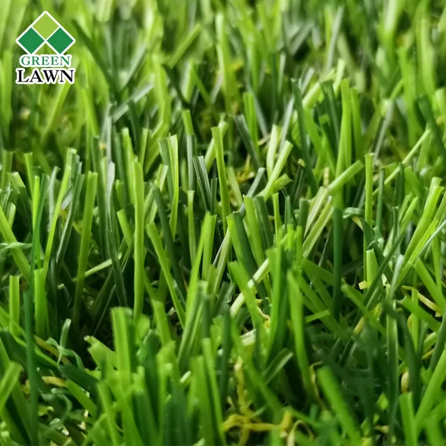 Courtyard landscape autumn grass artificial lawn simulation erect roof landscape
