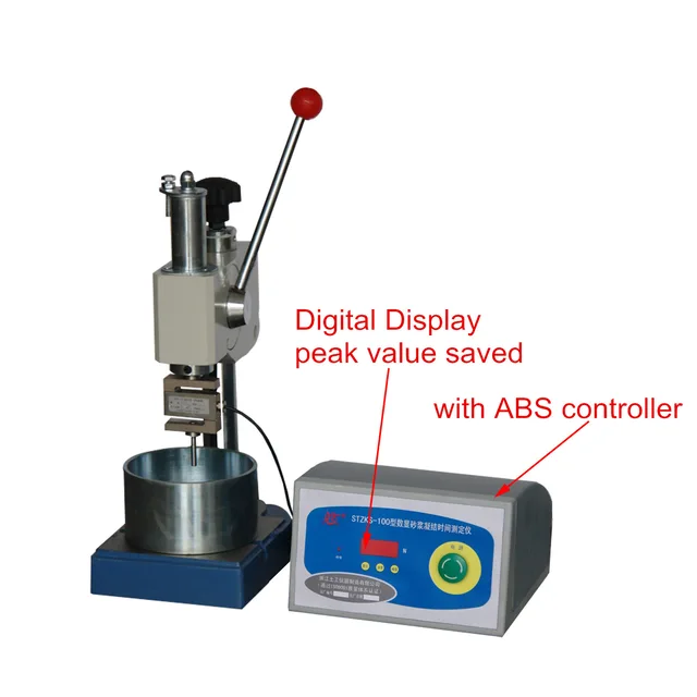 Mortar setting time measuring instrument