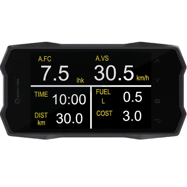 Auto trip monitor in color screen