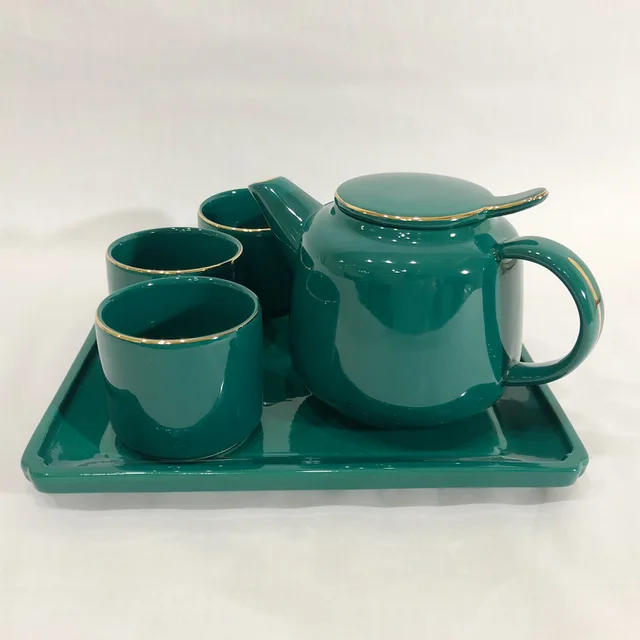 Tea Sets_Real Gold Rim