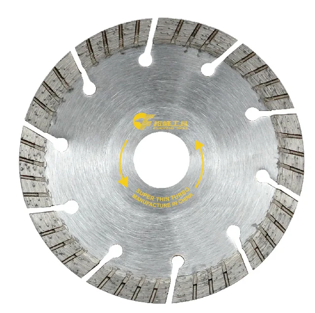 Diamond papiliform turbo saw blade