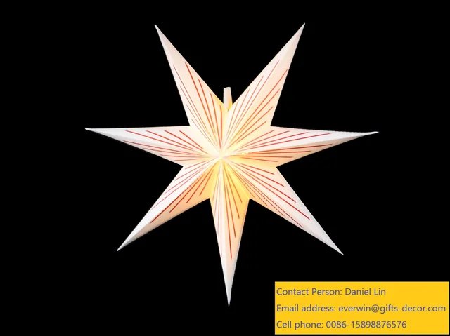 Christmas Decorative Star, Christmas lights