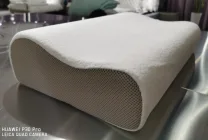 Memory foam pillow with velvet cover